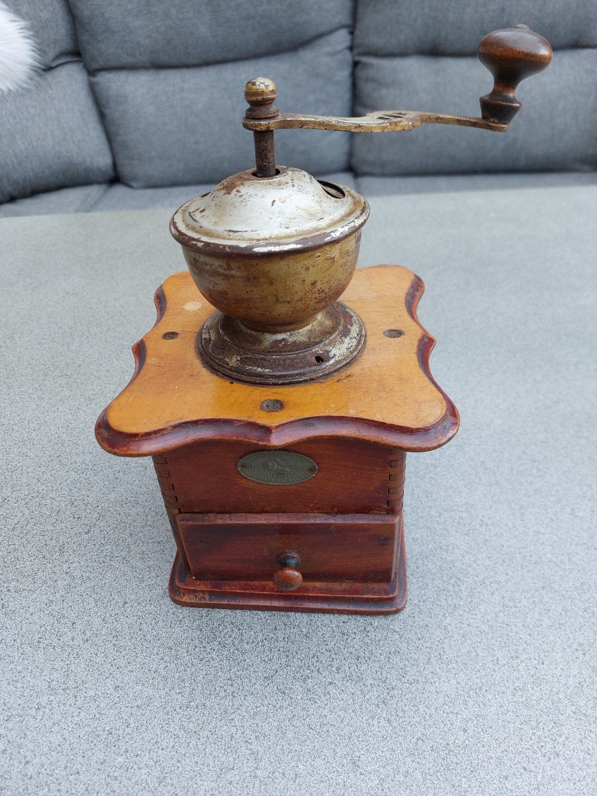 Antieke Zassenhaus Koffiemolen - Decoratief Item, Antiek en Kunst, Ophalen of Verzenden