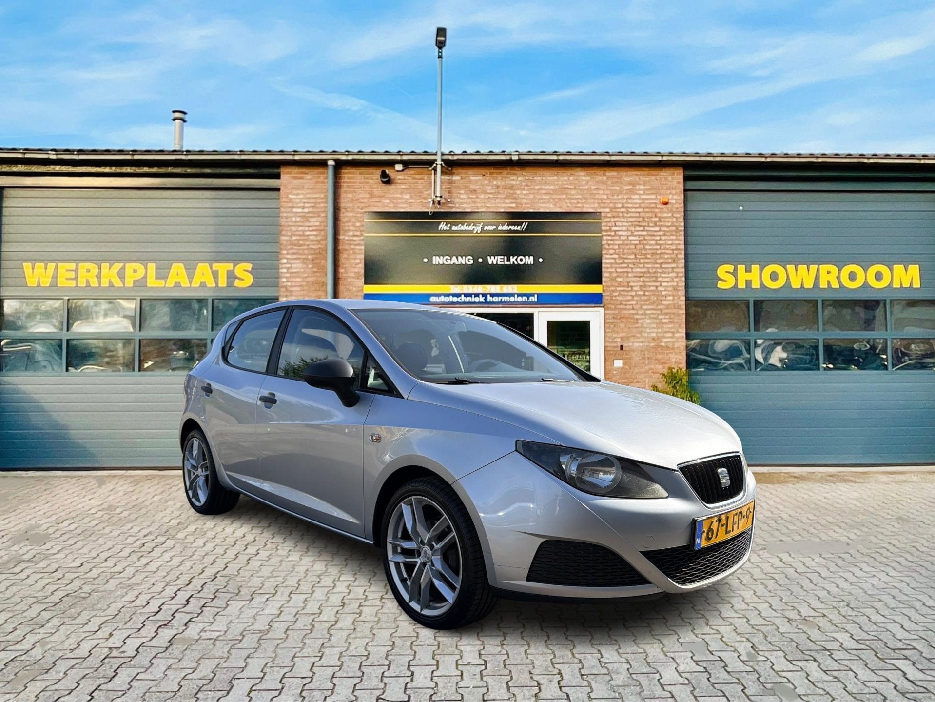 Seat Ibiza 1.2 5Drs *Airco*NL-Auto*Nwe Banden & A.P.K.*, Voorwielaandrijving, Euro 5, Elektrische ramen, 60 pk