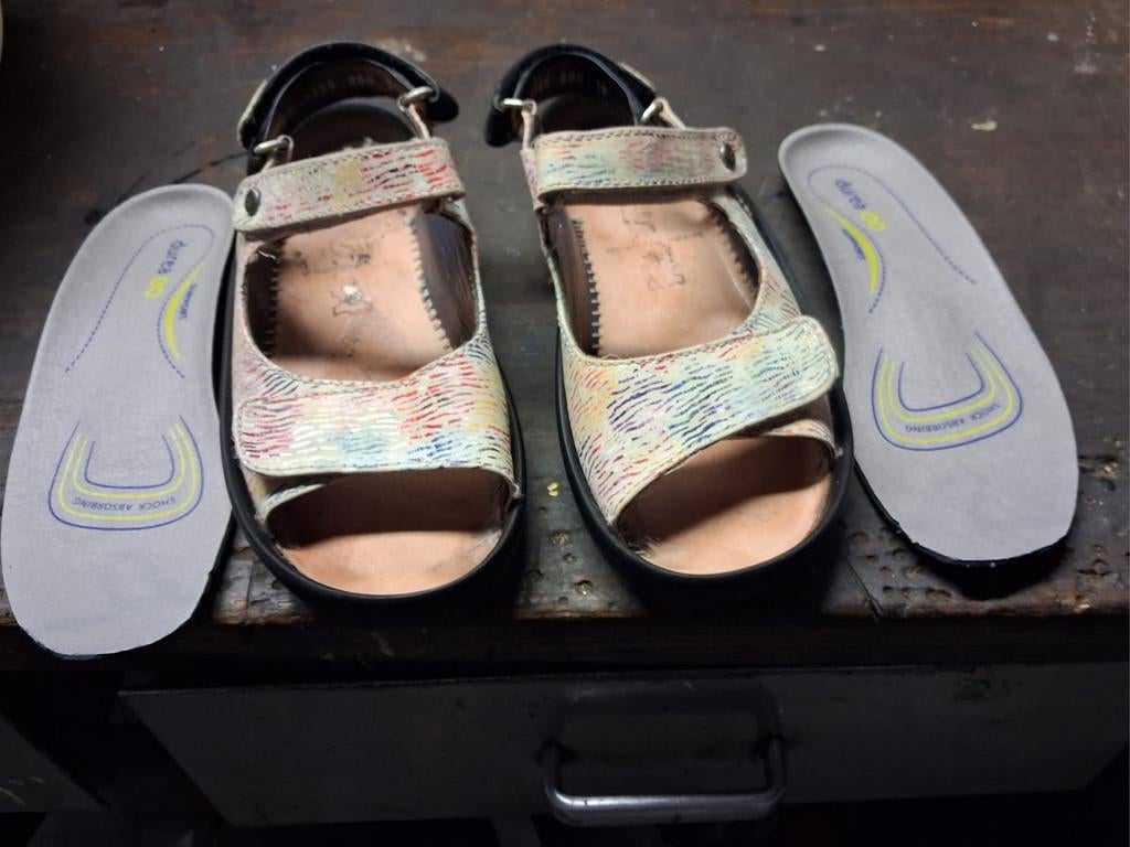 Goede Wolky Sandalen mt 38 met losse Durea zolen, Kleding | Dames, Schoenen, Ophalen of Verzenden, Zo goed als nieuw, Sandalen of Muiltjes