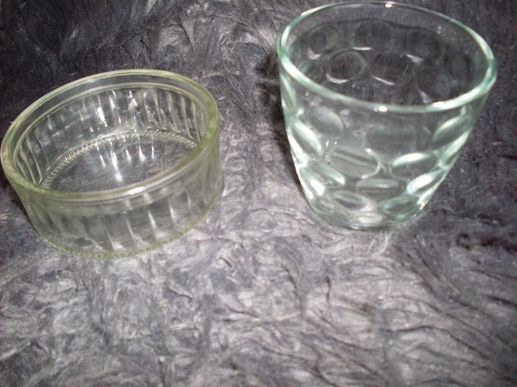 nieuw glazen schaaltje en nieuw glazen potje, Huis en Inrichting, Keuken | Servies, Ophalen, Glas of Glazen, Nieuw, Glas