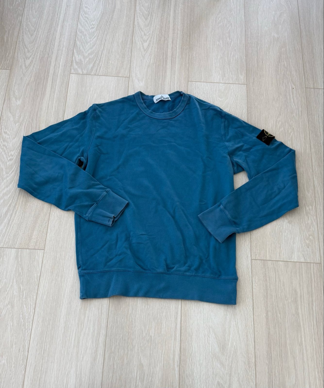 Stone Island sweater maat L - Blauw, Kleding | Heren, Truien en Vesten, Ophalen of Verzenden, Zo goed als nieuw, Maat 52/54 (L)