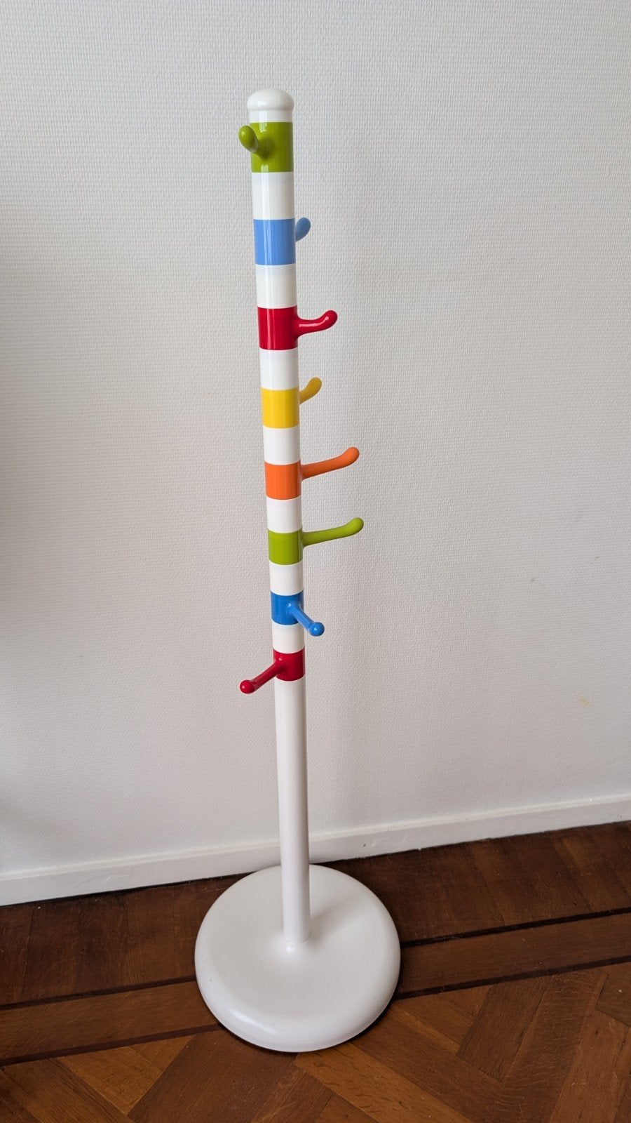 Kleurrijke staande kapstok Krokig  voor kinderen, Ophalen, Kunststof, 100 tot 150 cm, Zo goed als nieuw