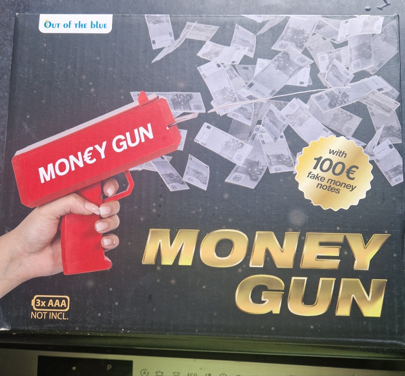 Money gun/ geld pistool LAATSTE 4, Ophalen of Verzenden, Nieuw