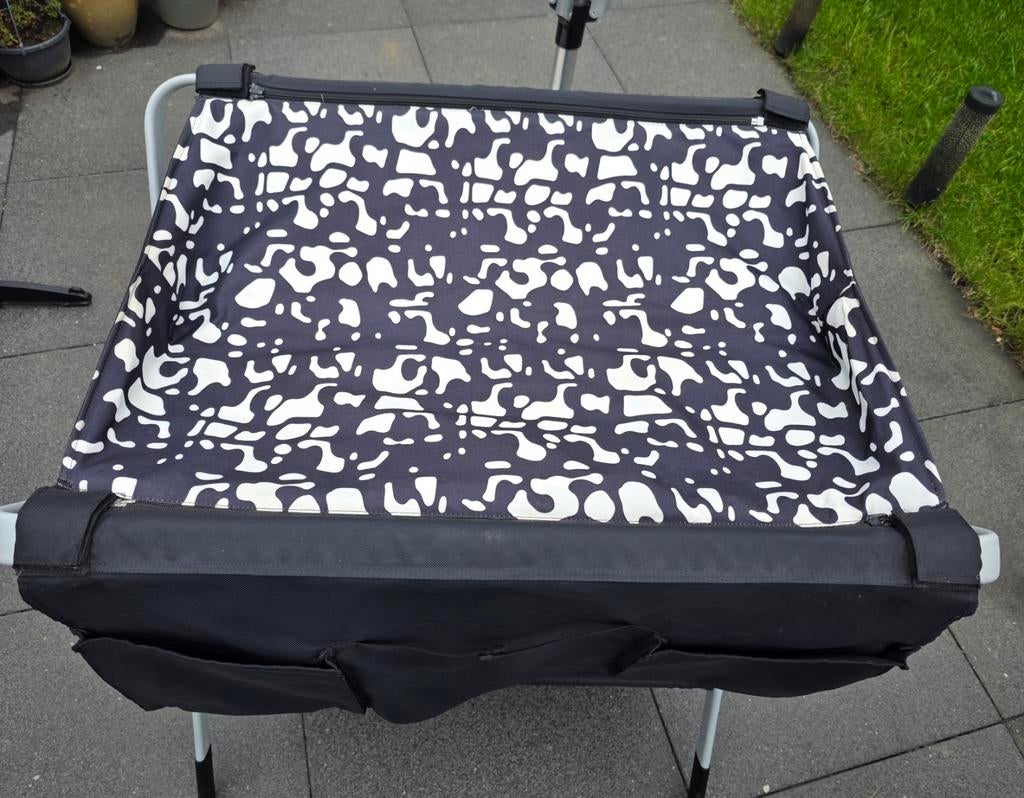 Inklapbare commode, Ophalen