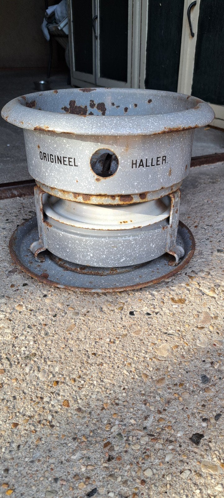 vintage oliestel, Ophalen of Verzenden