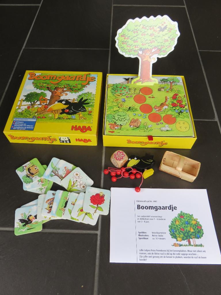 Boomgaardje, spel van HABA voor 3-8jaar, Ophalen of Verzenden, Gebruikt