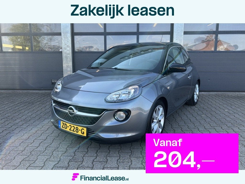 Opel ADAM 1.0 Turbo 90pk BlitZ, Zwart, Isofix, 4 stoelen, Origineel Nederlands