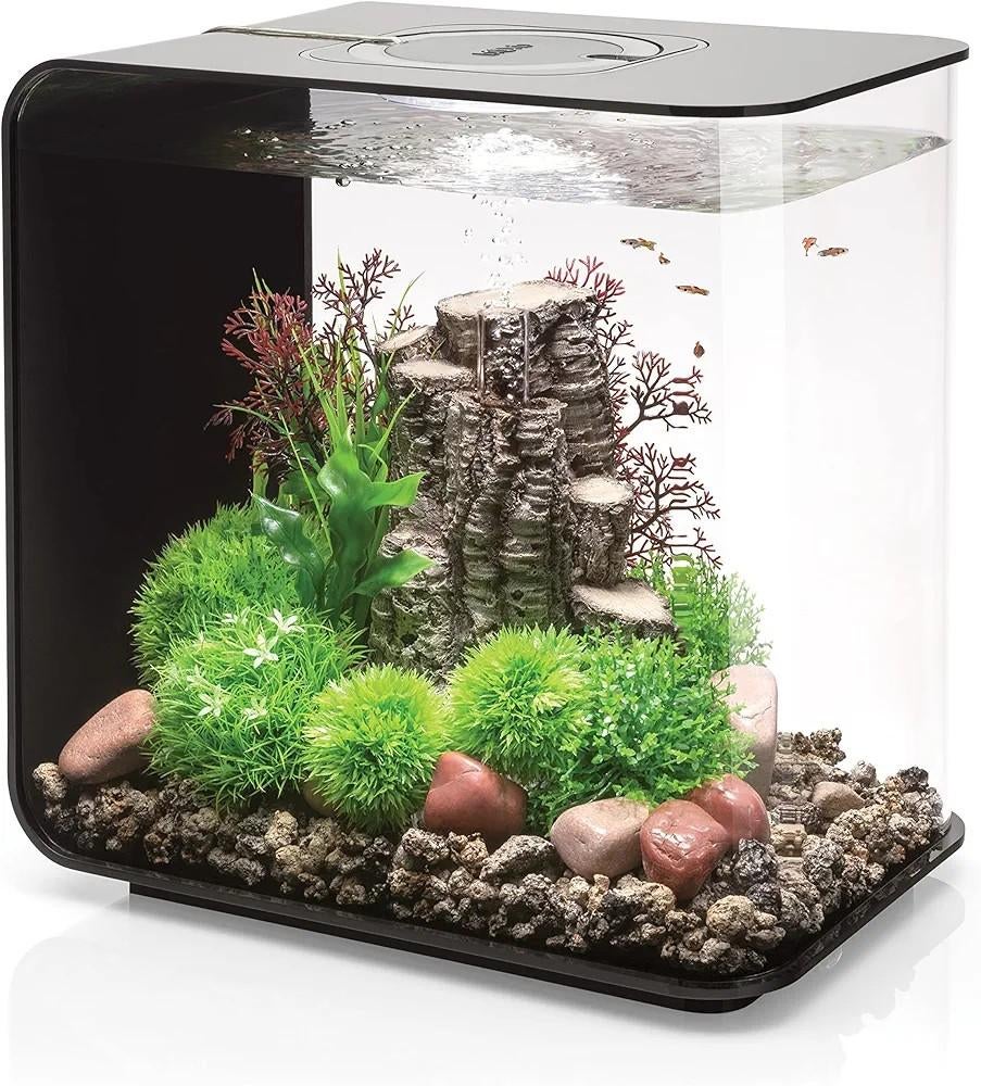 Aquariums biOrb Flow 15 LED in zwart, Dieren en Toebehoren, Vissen | Aquaria en Toebehoren, Ophalen, Gebruikt, Leeg aquarium