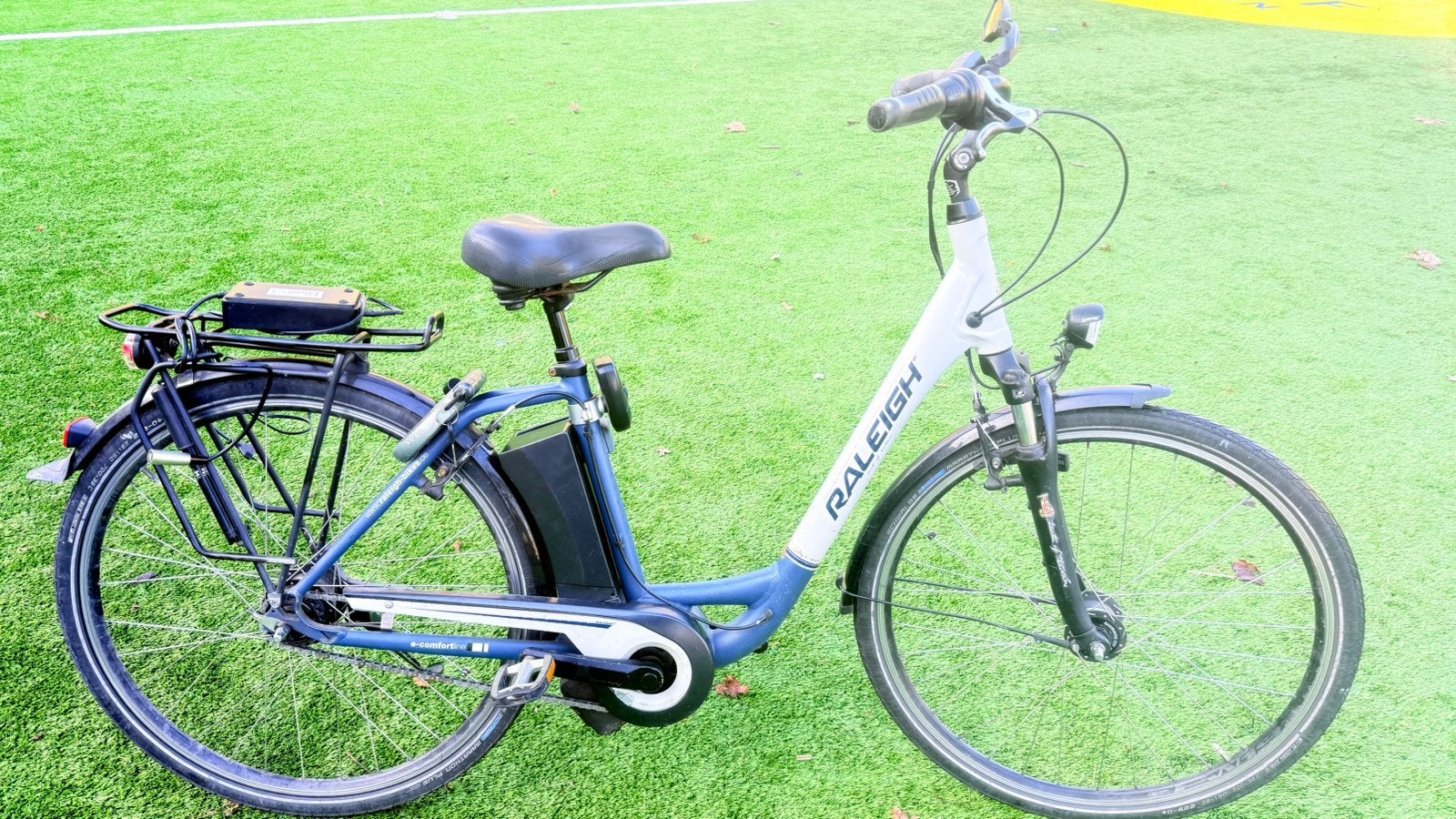 I.g.st mooie goede unisex damesfiets E-bike Raleigh 47cm N8, Gebruikt, Velgrem, 47 tot 50 cm, Versnellingen