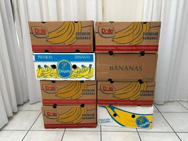 zgan 8 bananendozen / bananen dozen, Doe-het-zelf en Verbouw, Ophalen, Doos, 40 tot 60 cm, Minder dan 35 cm