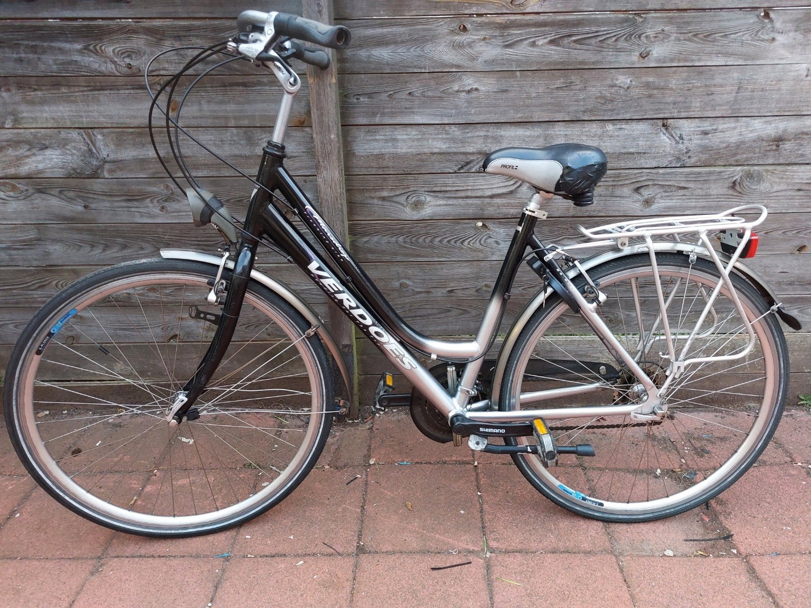 verdoes damesfiets 24 versnellingen, Gebruikt, Velgrem, 47 tot 50 cm, Versnellingen
