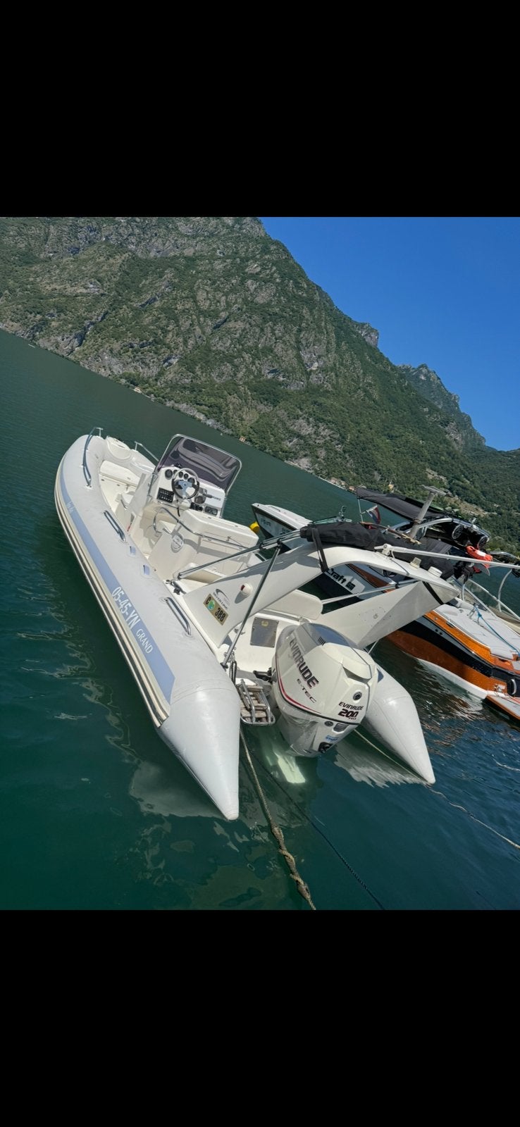 Grand S650 + 200pk Evinrude BOMVOL *100kmph* 2de EIGENAAR