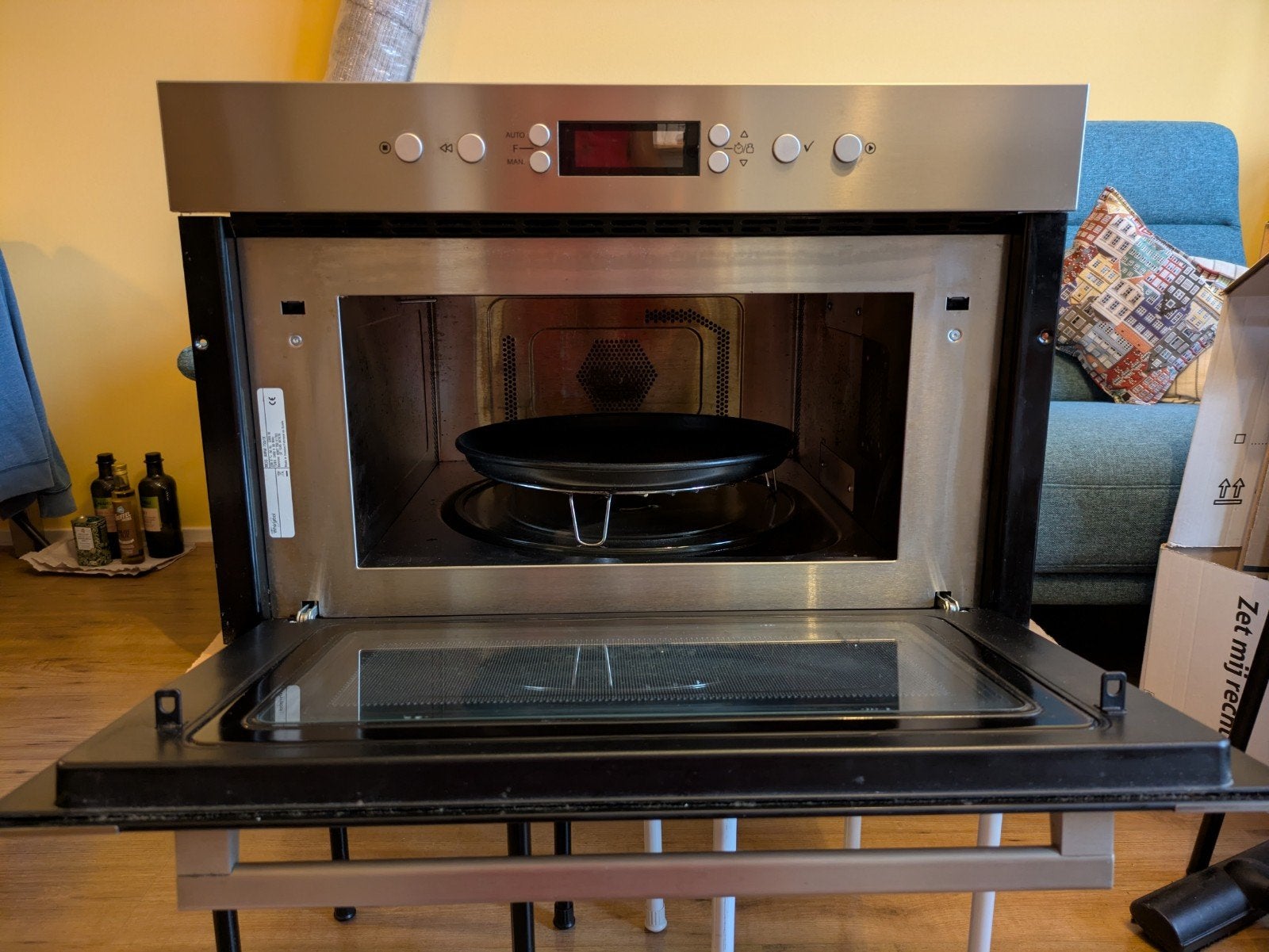 Whirlpool AMW 755 IX Combi-oven, Witgoed en Apparatuur, Ovens, Ophalen, Whirlpool, Gebruikt, Combi-oven