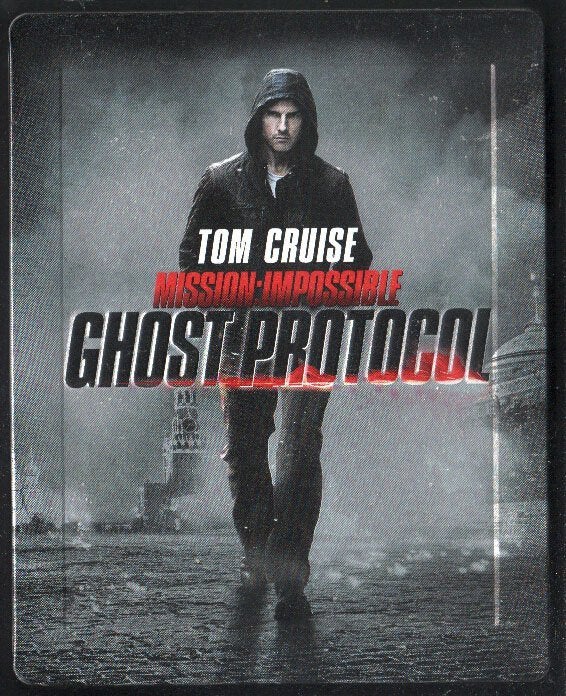 Mission: Impossible Ghost Protocol+DVD, STEELBOOK. Blu-ray., Gebruikt, Film, Boxset, Ophalen of Verzenden