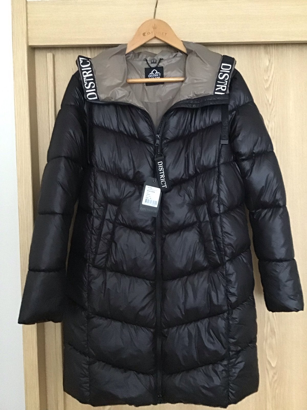 Nieuwe District winterjas, maat 40, zwart, Kleding | Dames, Ophalen, Nieuw, Maat 38/40 (M), Zwart