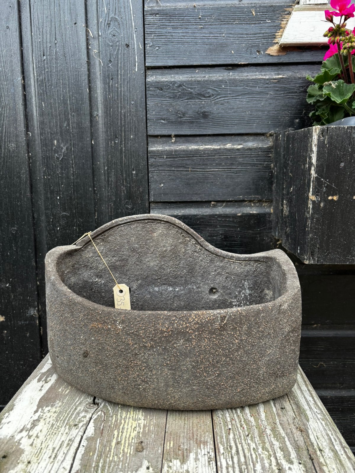 Oude zandstenen bloembak, Ophalen of Verzenden