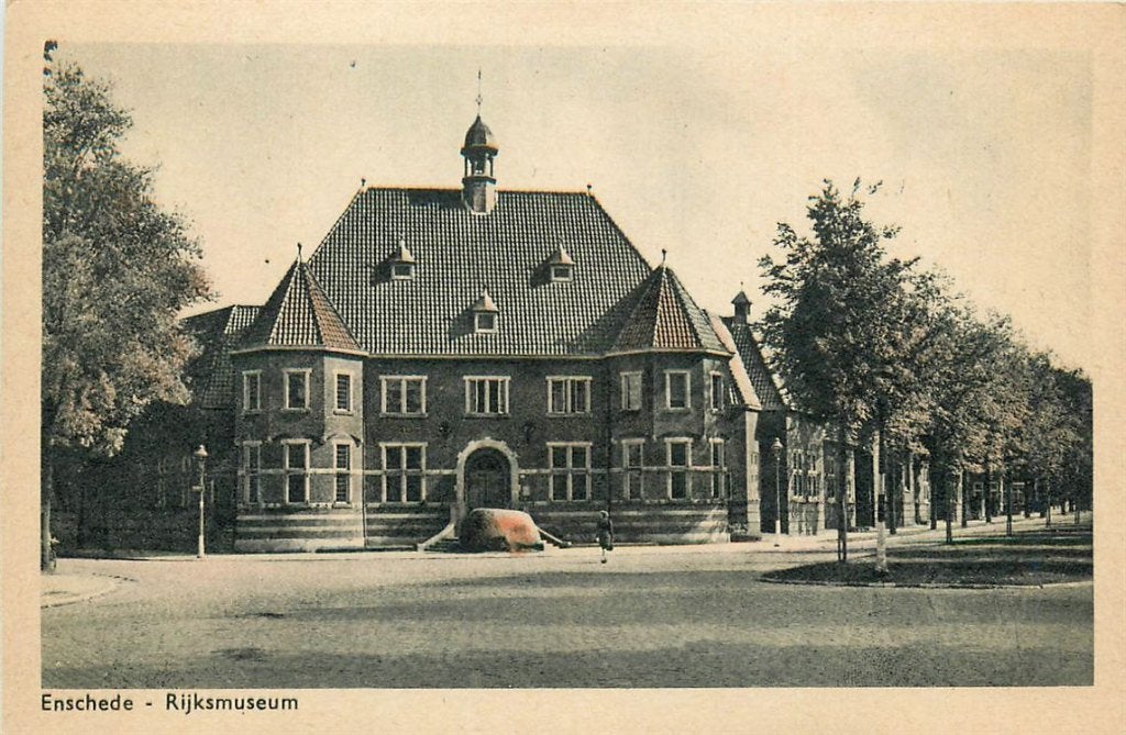 702-079-019 Enschede Rijksmuseum, Verzenden, Voor 1920, Overijssel