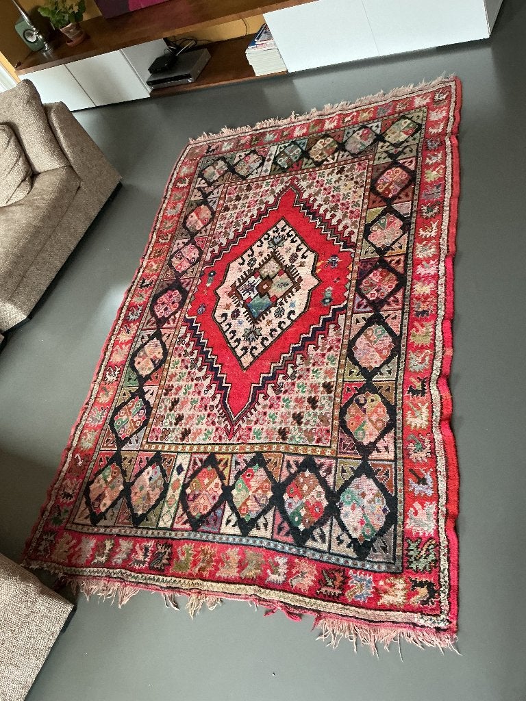 Marokkaans kleed, Gebruikt, Marokkaans, 150 tot 200 cm, 200 cm of meer