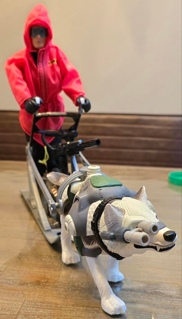 Action Man met Sneeuwscooter en Robot Wolf, Ophalen of Verzenden