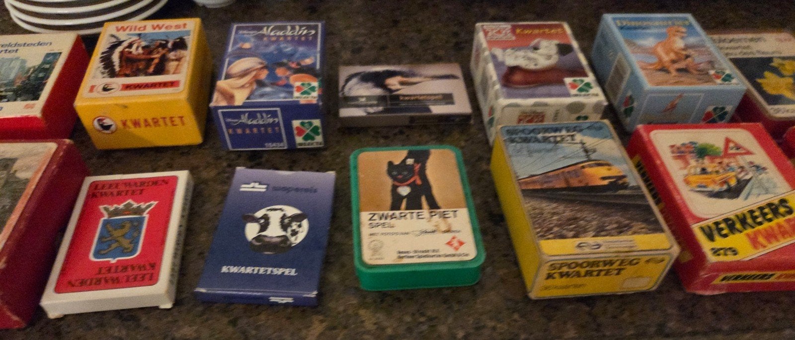 Diverse oude en nieuwe kwartet spellen, Ophalen of Verzenden, Gebruikt, Kwartet(ten)