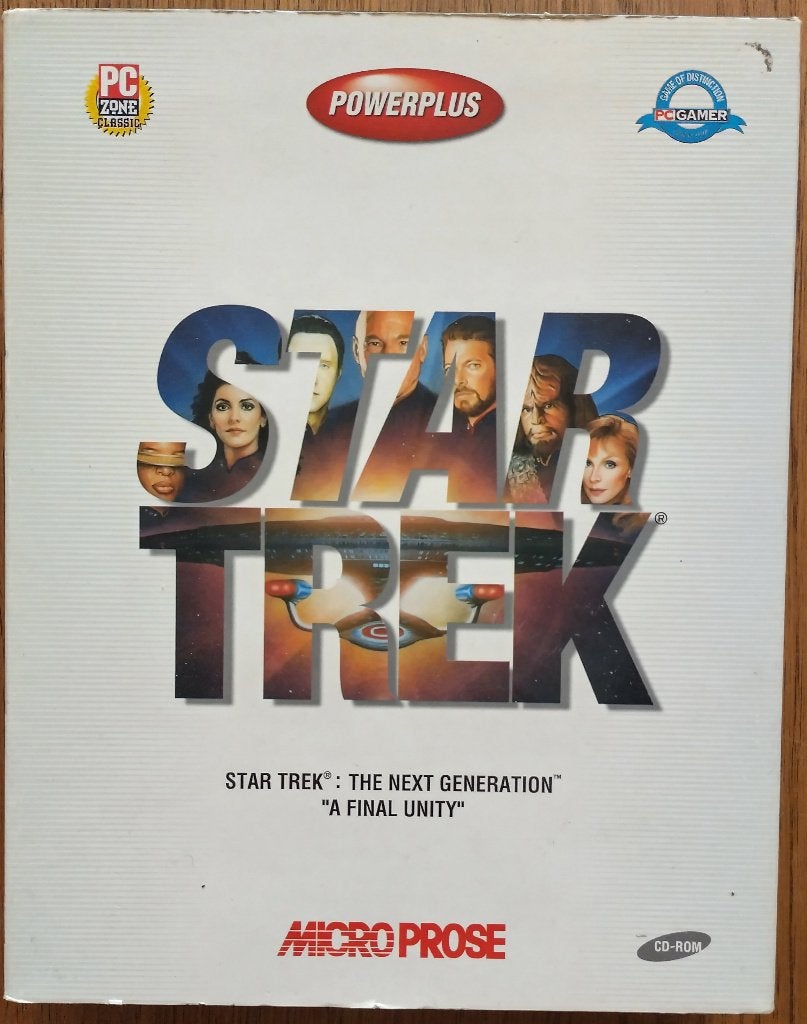 CD-rom Star Trek: The Next Generation - A Final Unity (1995), Avontuur en Actie, 1 speler, Ophalen of Verzenden, Zo goed als nieuw