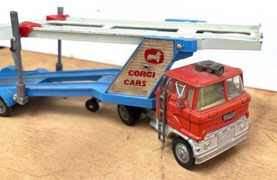 Vintage Corgi Cars Ford H-serie Car Transporter, Ophalen of Verzenden