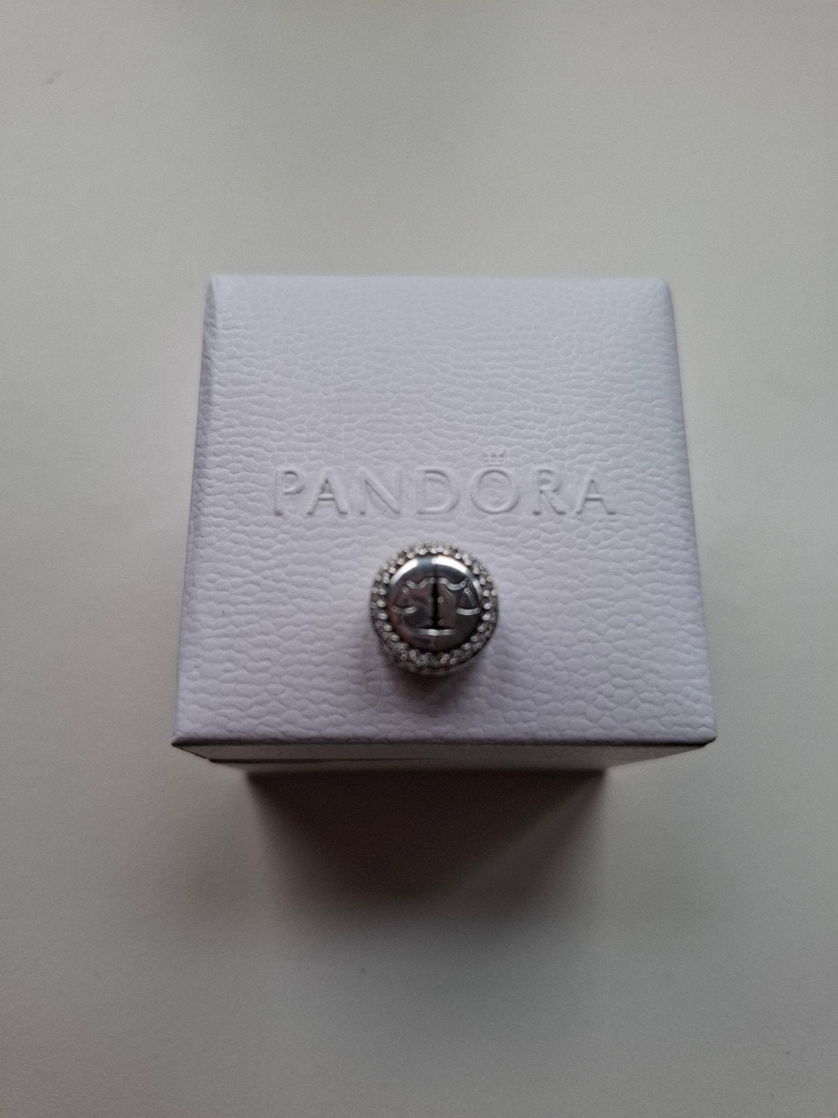 Originele Pandora Bedel Sterrenbeeld Weegschaal (S925 ALE), Ophalen of Verzenden, Zo goed als nieuw, Zilver, Pandora