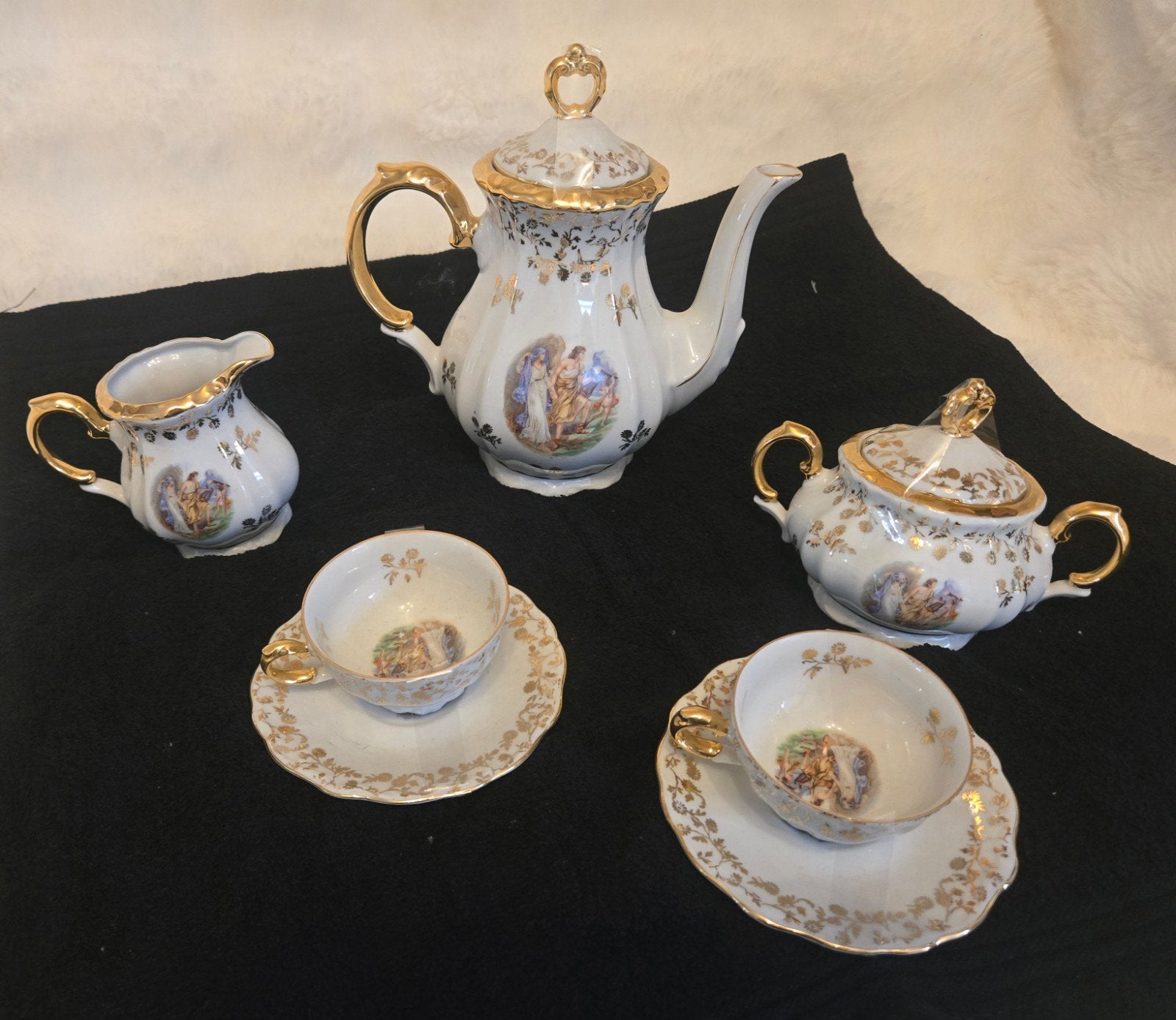 Bareuther Bavaria Prachtig Antiek Theeservies, Ophalen of Verzenden