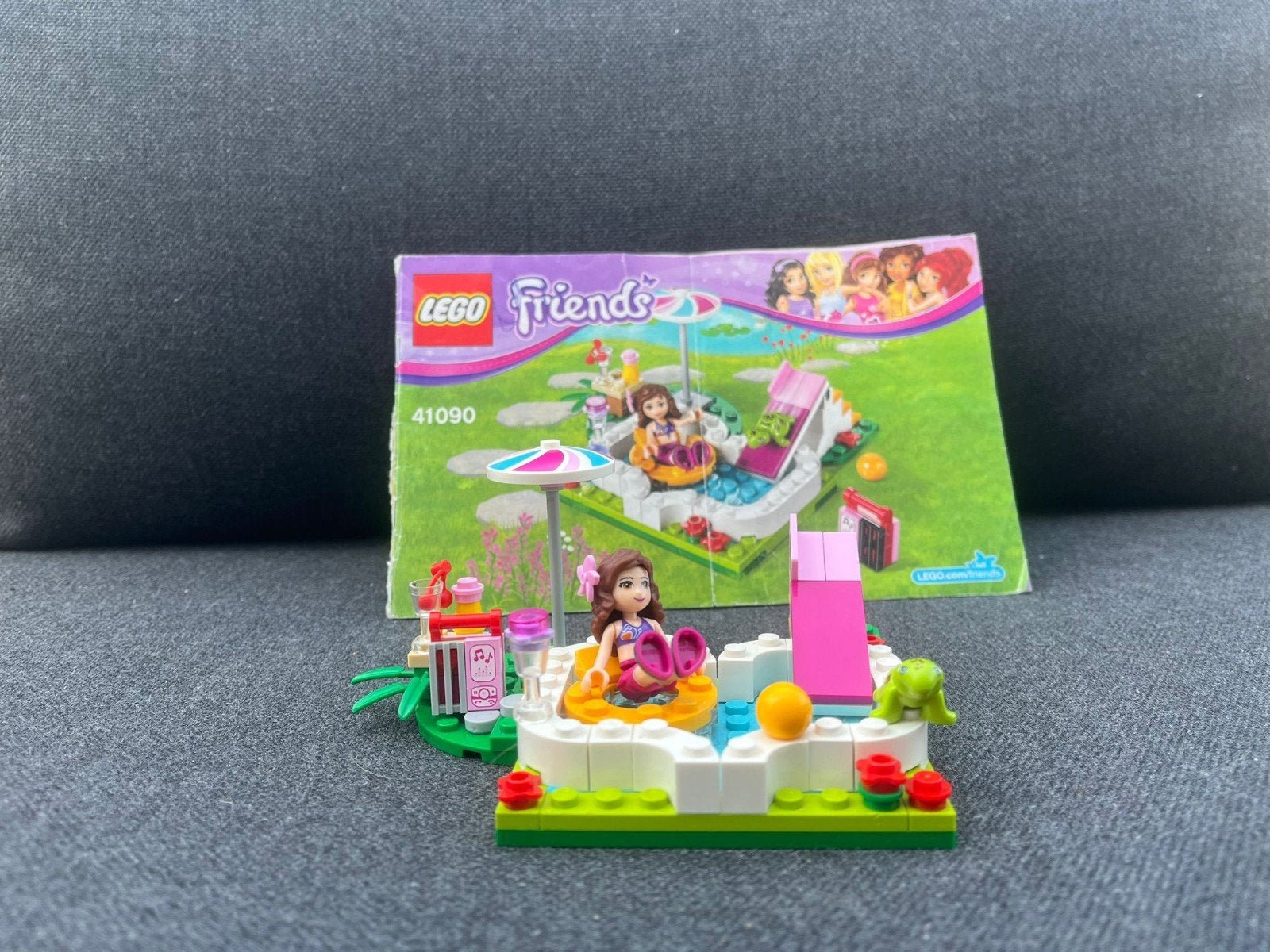Lego Friends Zwembad, Ophalen of Verzenden, Zo goed als nieuw, Complete set, Lego