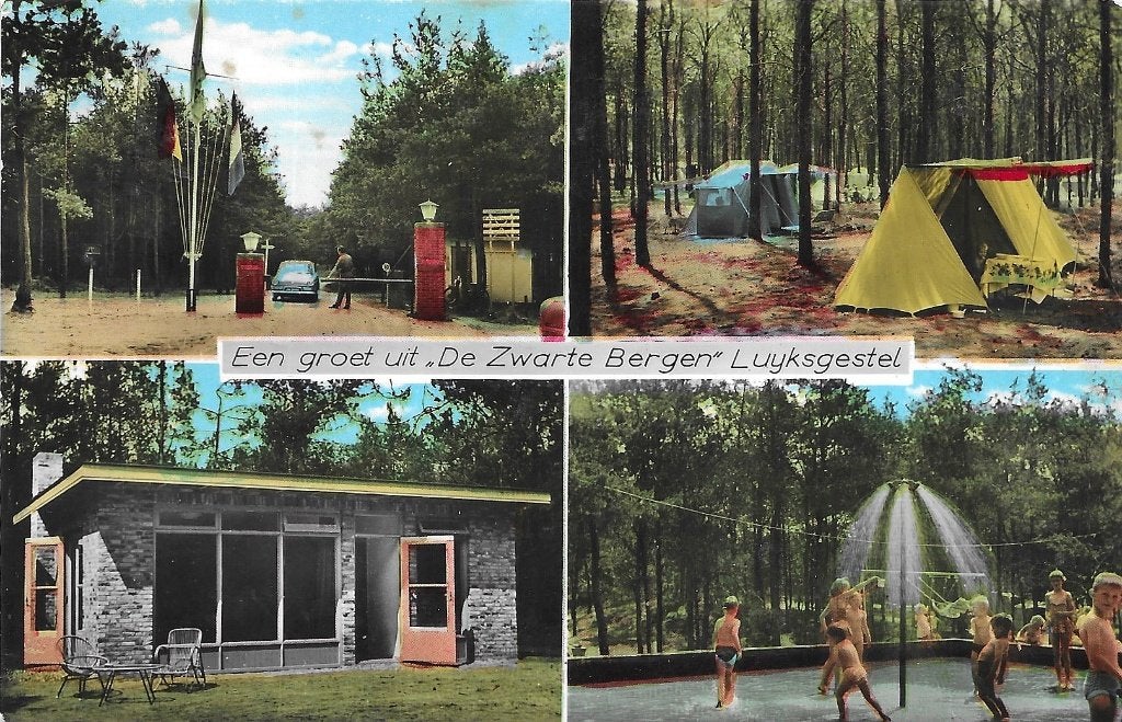 AK Luijksgestel - Een groet uit "De Zwarte Bergen", Verzenden, 1960 tot 1980, Gelopen, Noord-Brabant