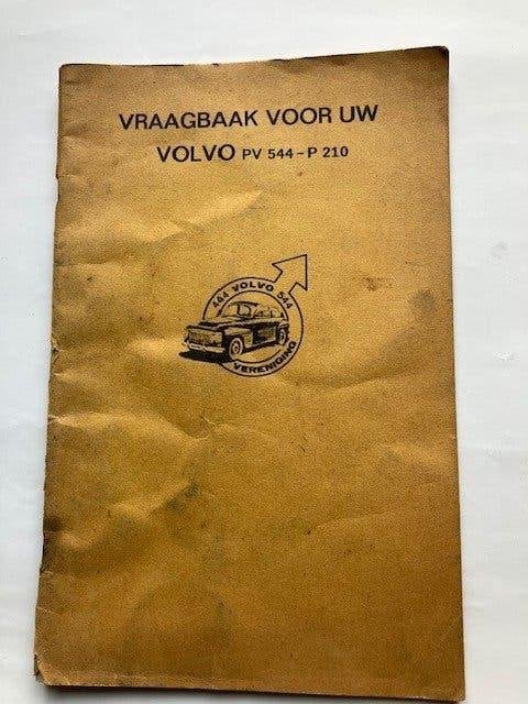 Vraagbaak       Volvo   PV  544  -  P 210      1958  -  1964, Ophalen of Verzenden