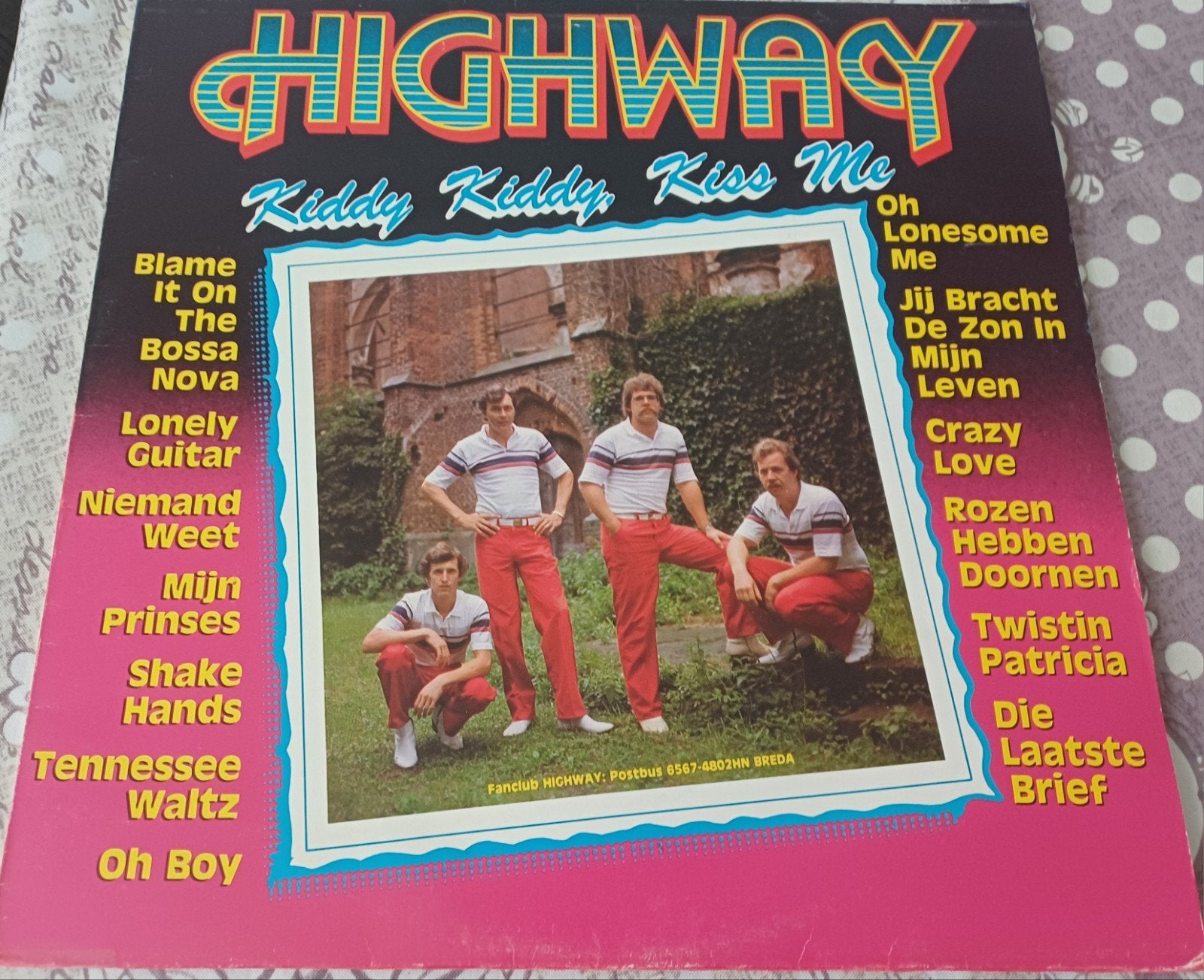 Highway.      LP.     Kiddy Kiddy Kiss Me., 1980 - 1989, Ophalen of Verzenden, Zo goed als nieuw, Levenslied of Smartlap