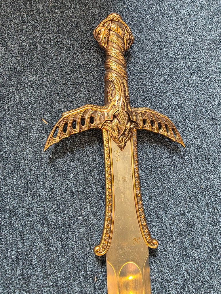 Decoratie Barbarian zwaard 116cm, Ophalen of Verzenden, Overige soorten, Overige gebieden, Zwaard of Sabel