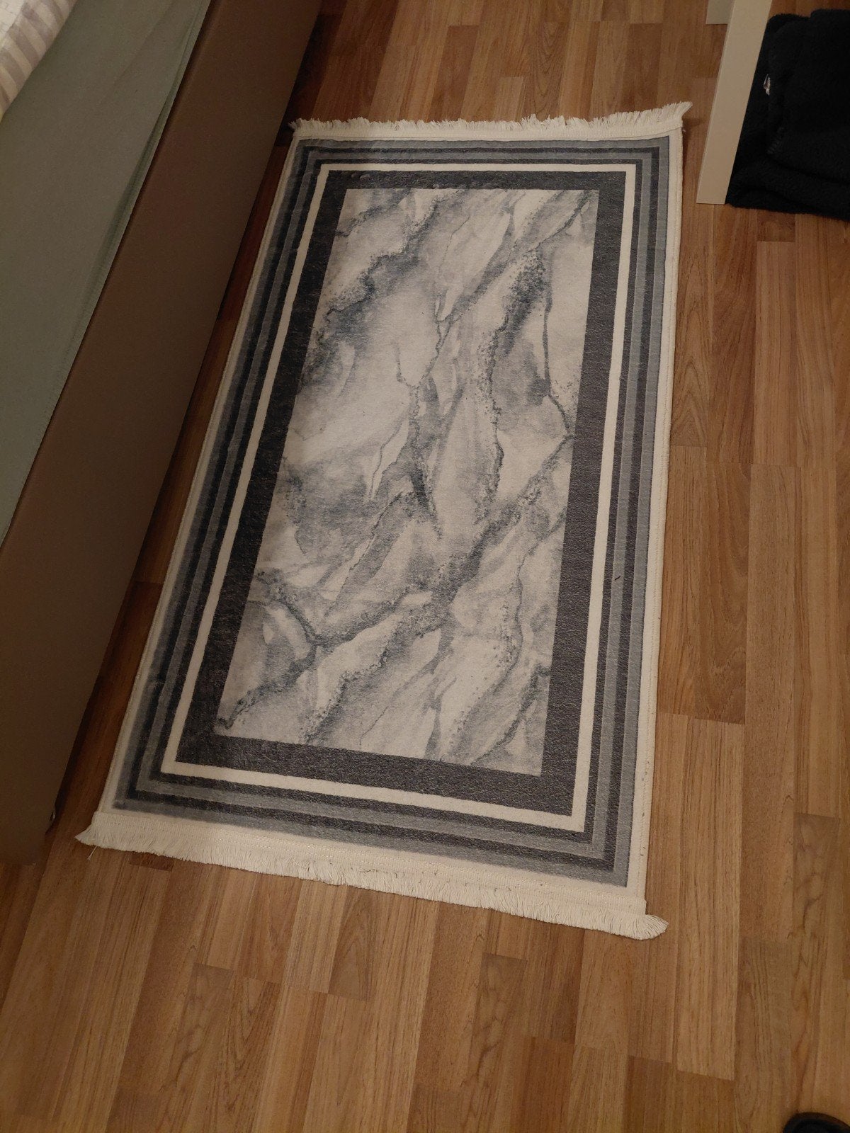 Tapijt blauw voor slaapkamer of gang, Ophalen, Gebruikt