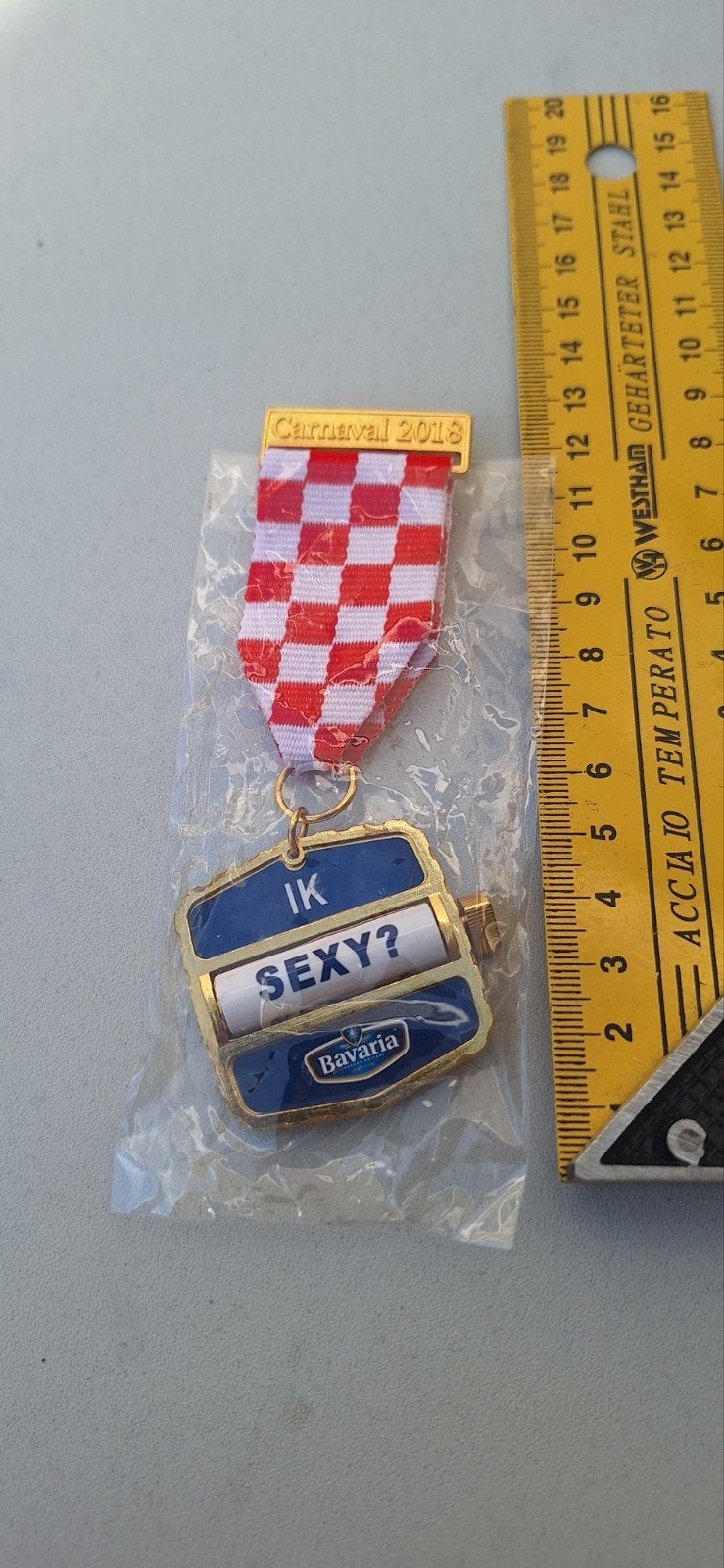 Bavaria carnaval IK medaille 2018 (13.9), Verzamelen, Ophalen of Verzenden, Zo goed als nieuw, Bavaria