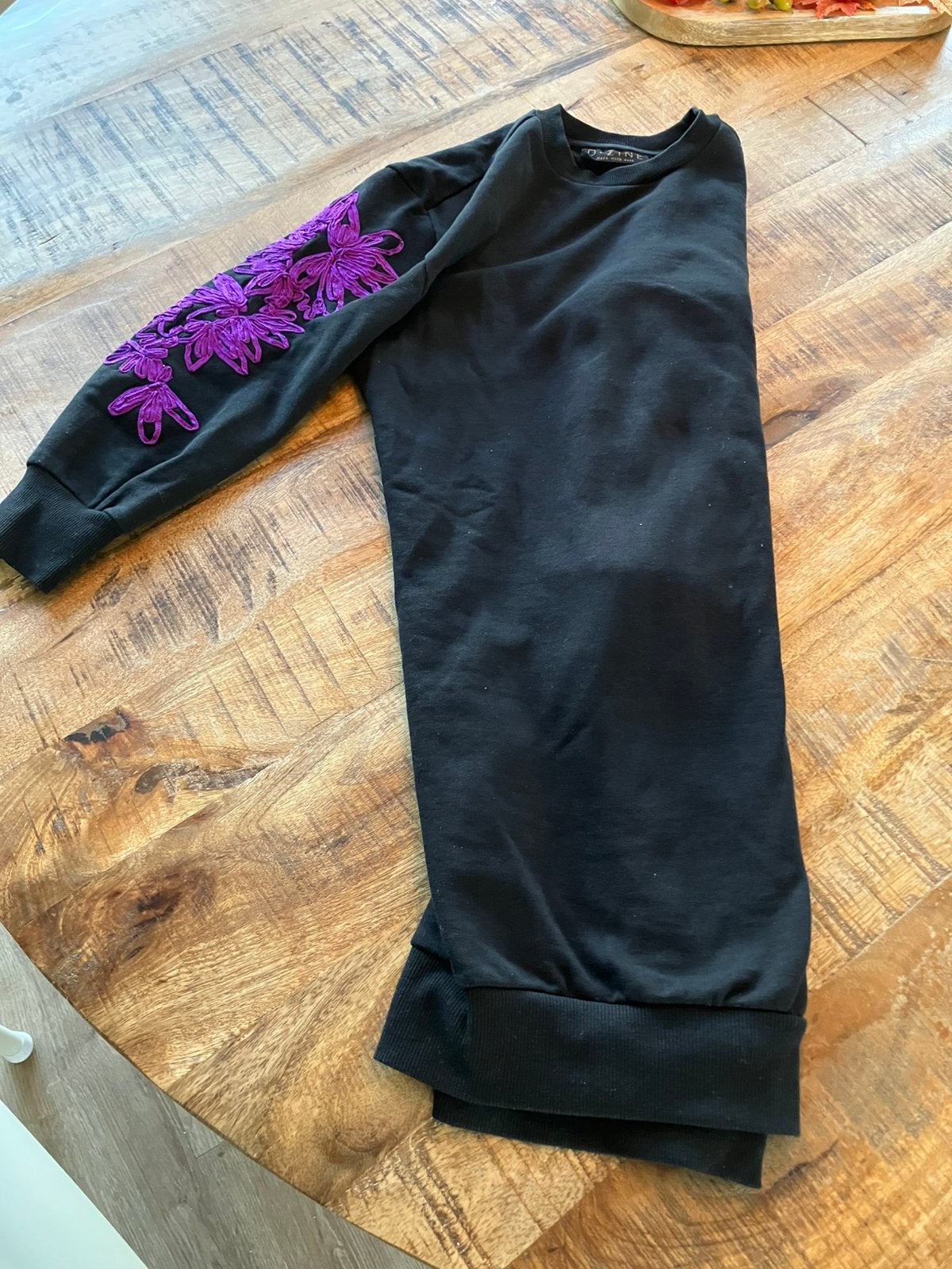 Zwarte jurk maat 128/134, Ophalen of Verzenden, Gebruikt, Meisje, Jurk of Rok