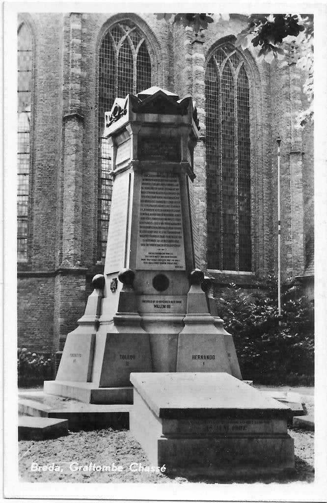 AK Breda - Graftombe Chassé, Verzenden, 1940 tot 1960, Ongelopen, Noord-Brabant