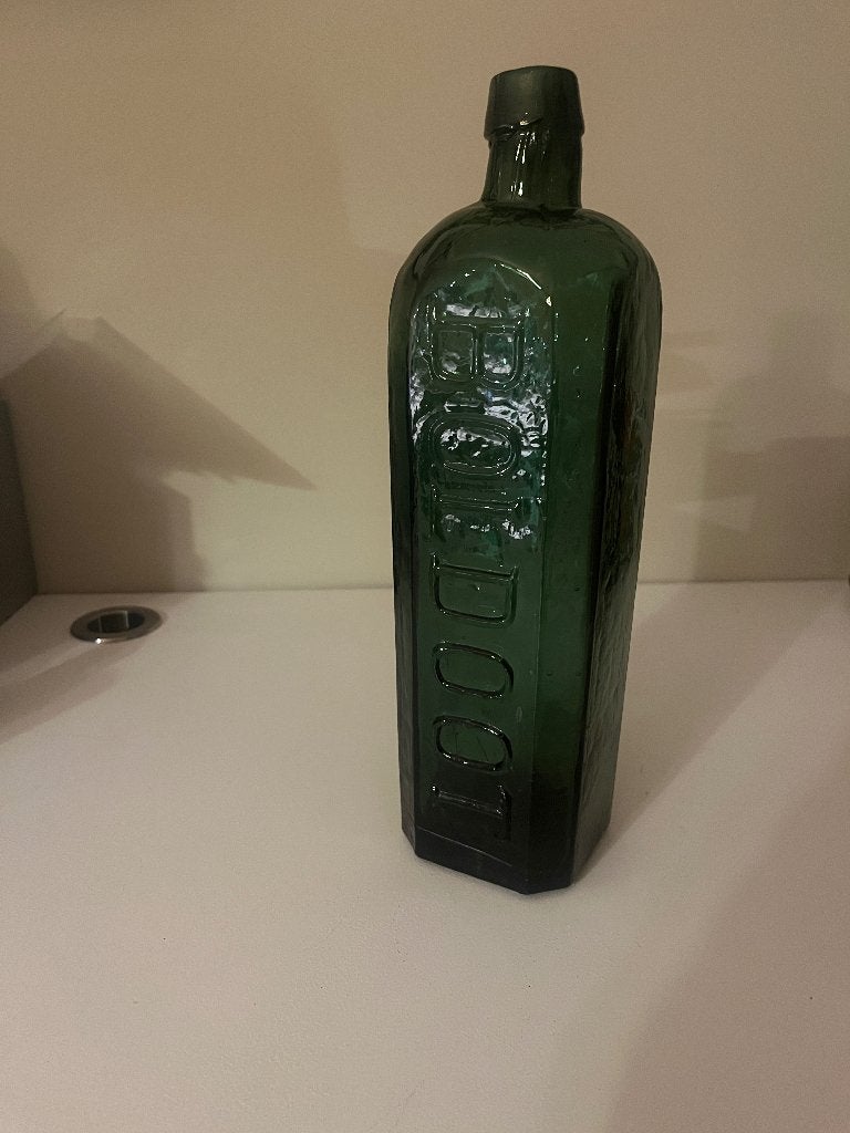 Antieke Boldoot Eau de Cologne fles (toonbankfles), Ophalen of Verzenden, Gebruikt, Parfumfles