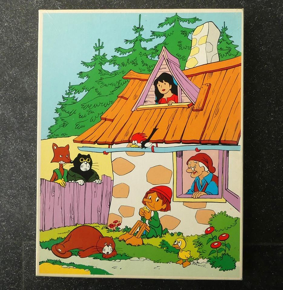 Pinokkio vintage puzzle puzzel Apollo Film Wien 1978, Ophalen of Verzenden, Gebruikt, Tv, Overige typen