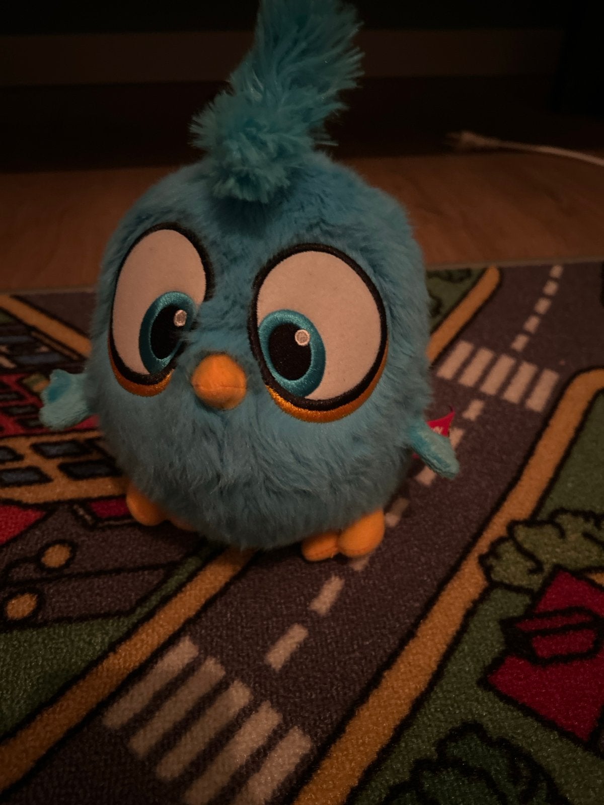Angry Birds pluche knuffel blauw, Ophalen, Overige merken, Overige typen, Blauw