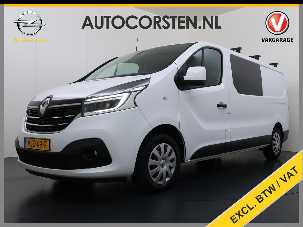 Renault Trafic 2.0 dCi 120 T29 L2H1 Dubbele Cabine Trekhaak, Auto's, Bestelauto's, Voorwielaandrijving, Stof, Gebruikt, 4 cilinders