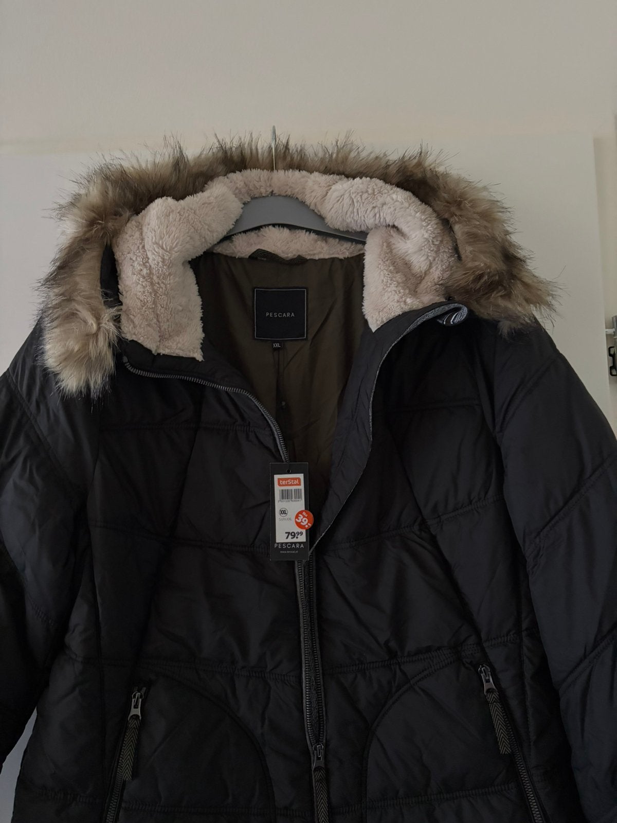Winterjas, Kleding | Dames, Ophalen of Verzenden, Nieuw, Maat 46/48 (XL) of groter, Zwart
