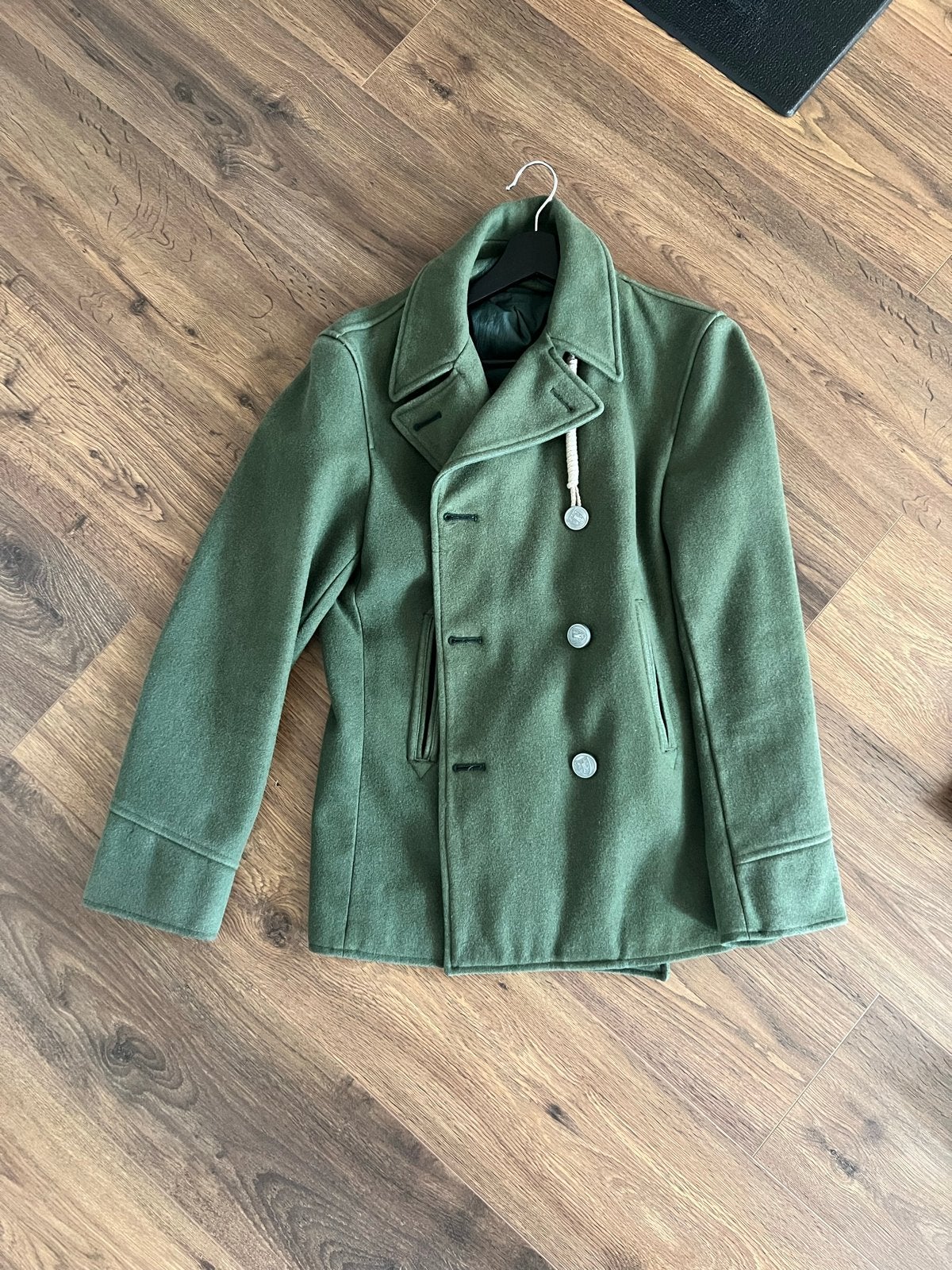Jas. Merk Camplin. Kleur groen. Maat 46. Zo goed als nieuw., Kleding | Heren, Jassen | Winter, Ophalen of Verzenden, Zo goed als nieuw