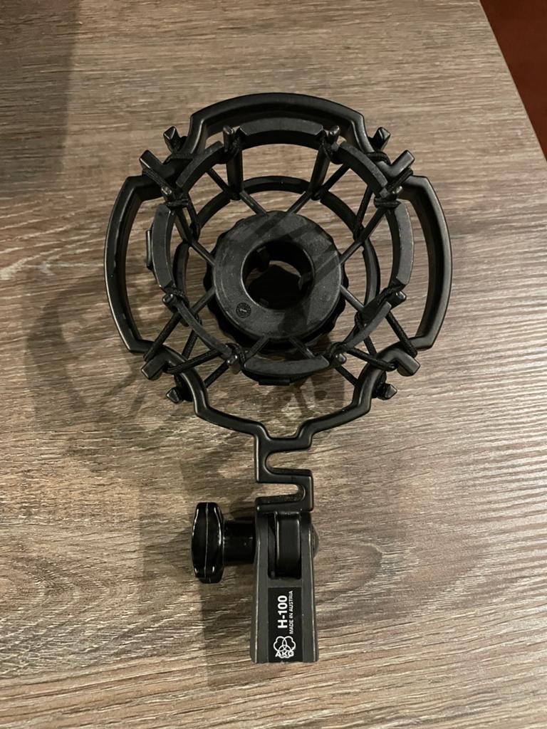 AKG H-100 Microfoon Ophangbeugel voor Studiomicrofoons, Muziek en Instrumenten, Microfoons, Ophalen of Verzenden, Zo goed als nieuw
