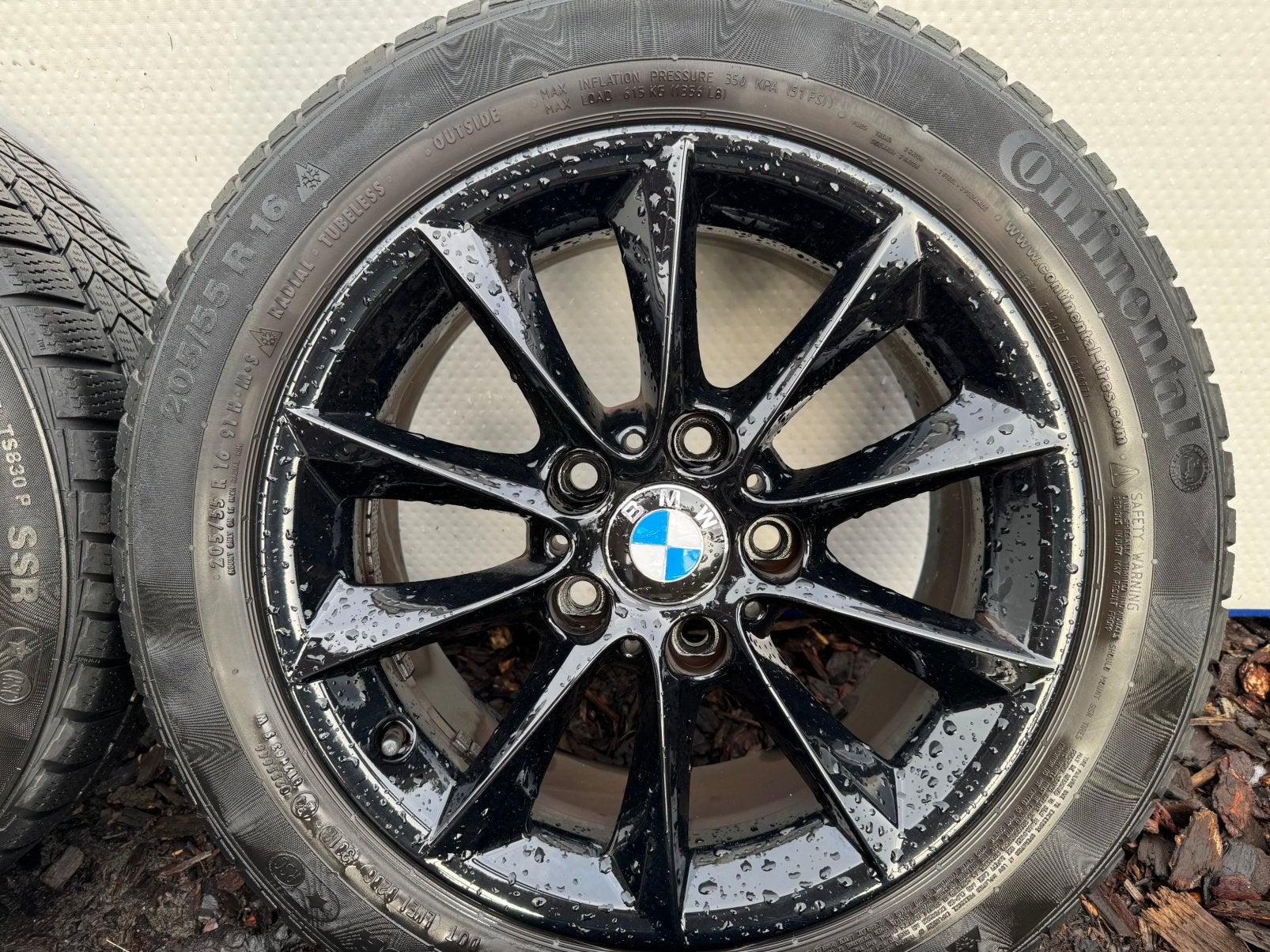 BMW velgen zwart origineel 16 inch netjes - geen schade!, Auto-onderdelen, Banden en Velgen, Ophalen, Velg(en), 16 inch, 205 mm