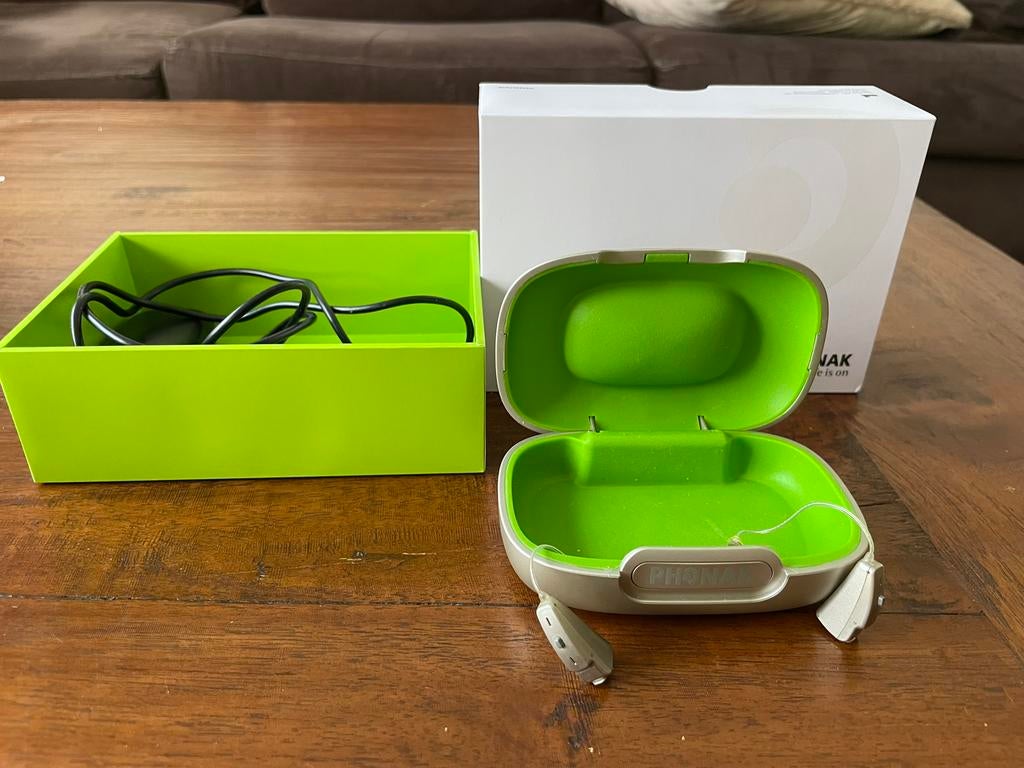 Phonak hoortoestel, Ophalen, Gebruikt