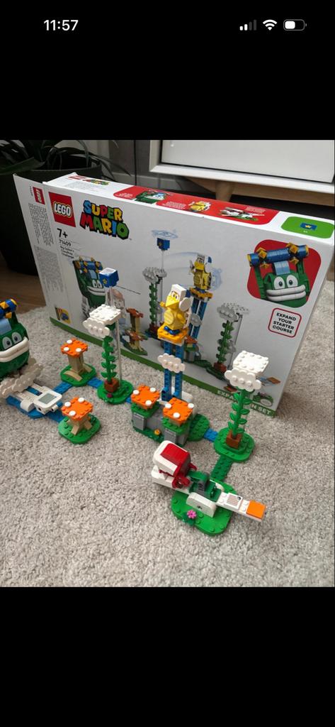 LEGO Super Mario Big Spike's Wolkenuitdaging (71409), Lego, Ophalen of Verzenden, Zo goed als nieuw, Compleet