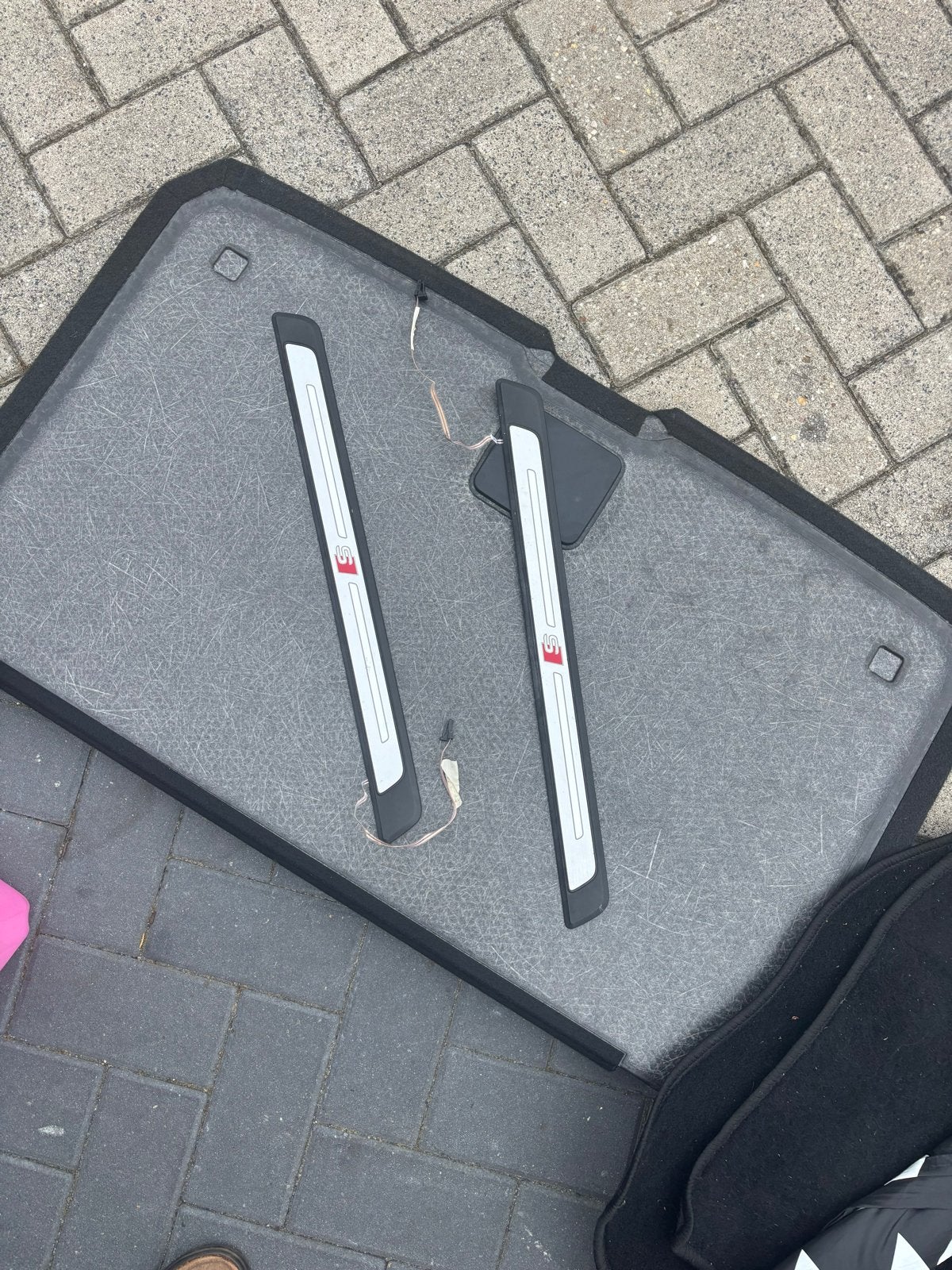 Audi S Line instaplijsten en ringen, Auto-onderdelen, Interieur en Bekleding, Ophalen of Verzenden, Nieuw, Audi