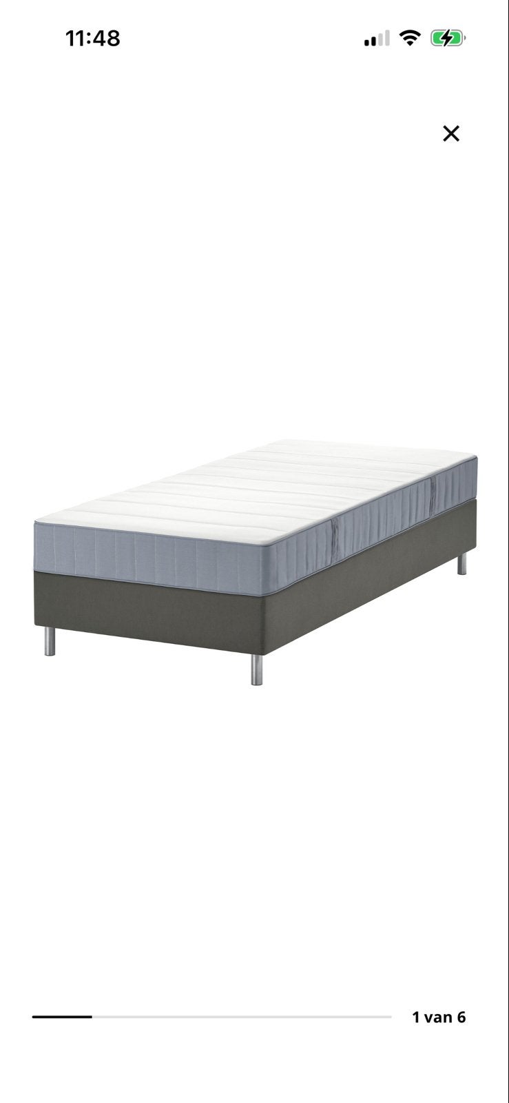 IKEA eenpersoonsbed 90x200 in goede staat, Huis en Inrichting, Slaapkamer | Bedden, Ophalen, 90 cm, Eenpersoons, Zo goed als nieuw