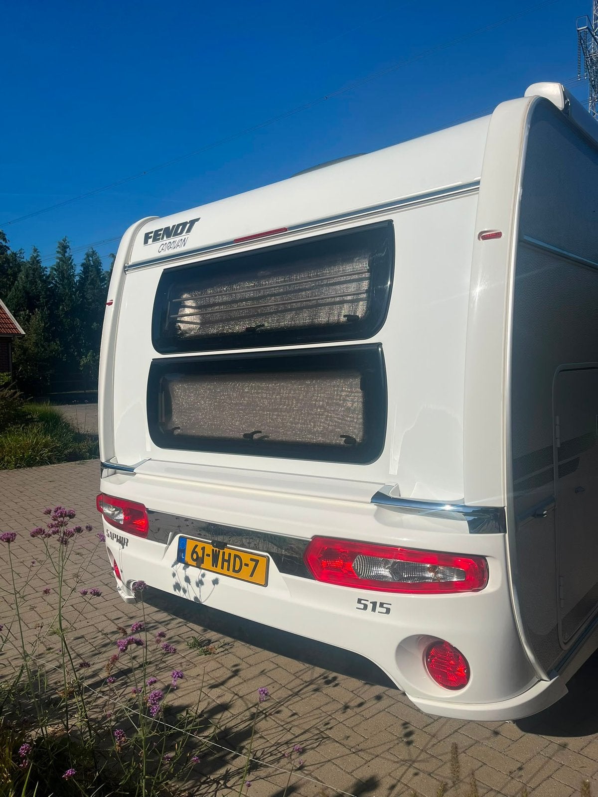 Fendt Saphir 515, airco, mover, luifel!, Caravans en Kamperen, Caravans, Vast bed, Rondzit, Particulier, Fendt